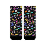 PLUR: Unisex Quarter Socks Quarter Socks