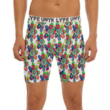 Alien Floral: Men's Boxer Briefs (White Out)