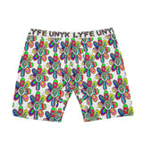 Alien Floral: Men's Boxer Briefs (White Out)