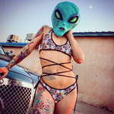 Multicolor Bikini Set