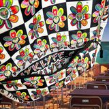Alien Floral: Backpack (Checker)