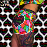 Unyk Lyfe Clothing | Multicolor Rave Shorts