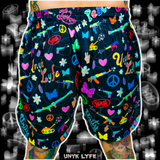 Unyk Lyfe Clothing | Colorful rave shorts