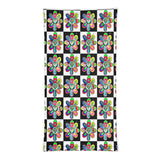 Alien Floral: Neck Gaiter (Checker)