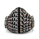 Unyk Lyfe Text: Adjustable Face Mask (Black Out)