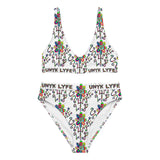Chapter One: Women's High Waisted Bikini Set (White Out)