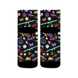 PLUR: Unisex Quarter Socks Quarter Socks