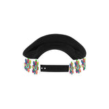 Alien Floral: Visor Hat (White Out)