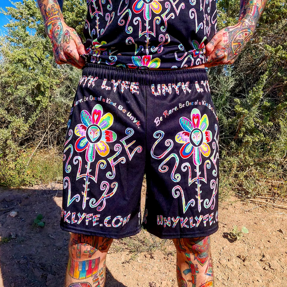 Colorful Men’s Rave Shorts